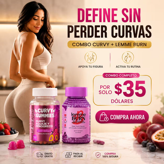 COMBO CURVYS +LEMME BURN-Activa tu metabolismo y potencia tus curvas