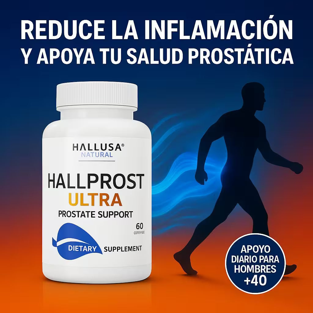 HALLPROST- ENERGIA MASCULINA Y TU ALIADO NATURAL CONTRA LA INFLAMACION!