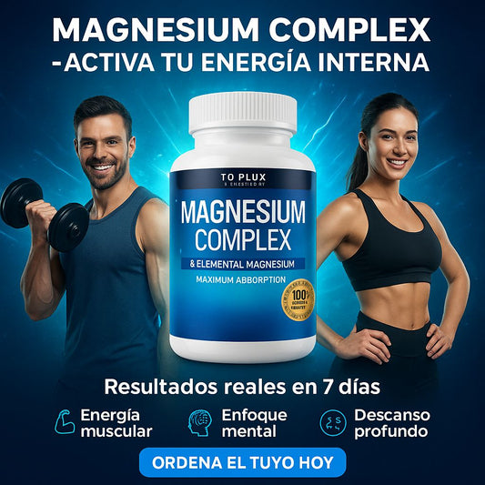 MAGNESIO COMPLEX- Equilibrio y Bienestar en Cada Cápsula