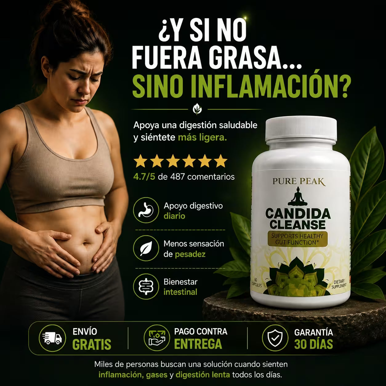 CANDIDA CLEANSE- Bienestar y menos pesadez