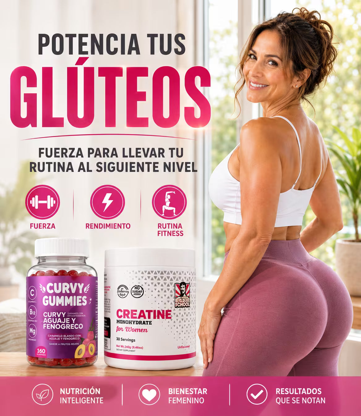 CREATINA CON CURVY GUMMIES COMBO